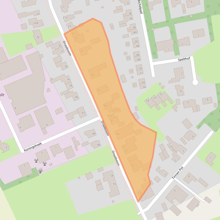 Kaart van postcodegebied 5094CB.