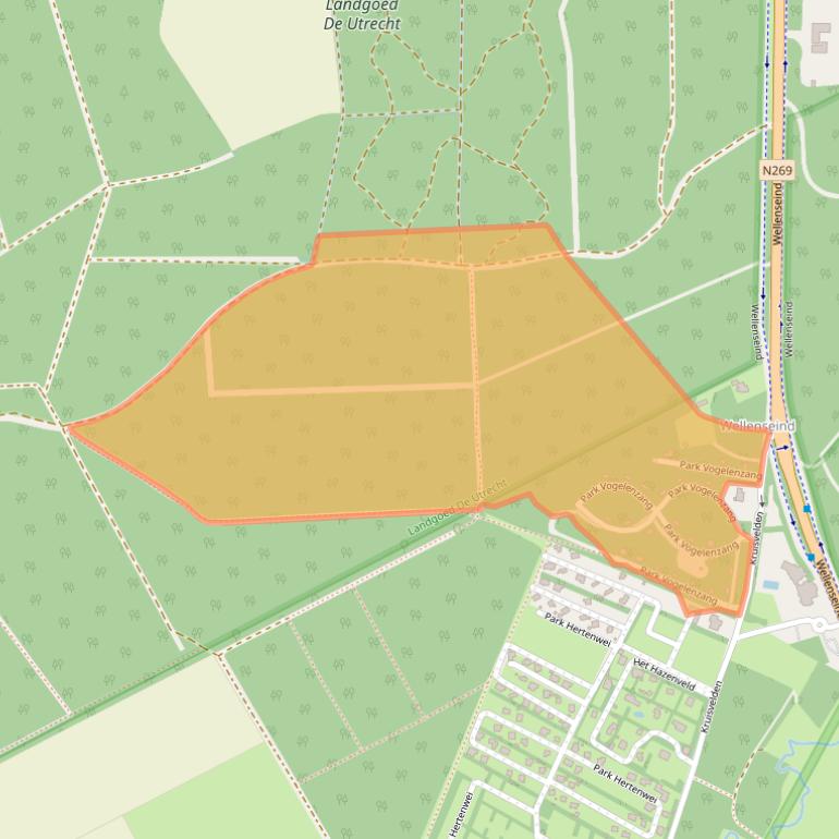 Kaart van postcodegebied 5094DZ.