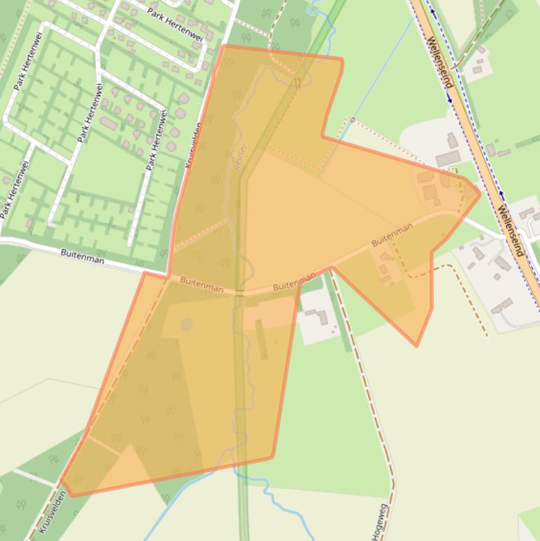 Kaart van postcodegebied 5094EJ.