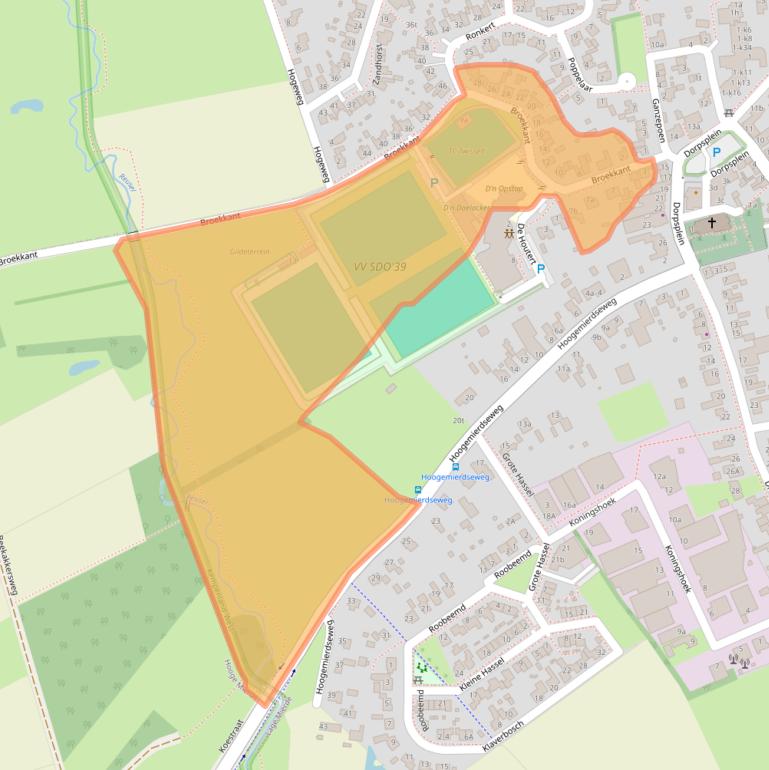 Kaart van postcodegebied 5094GA.