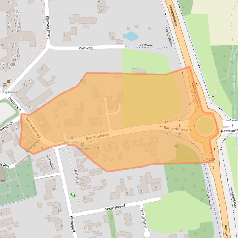 Kaart van postcodegebied 5094GK.