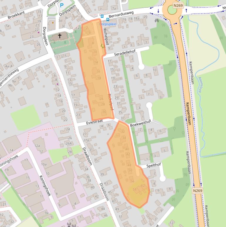Kaart van postcodegebied 5094GM.