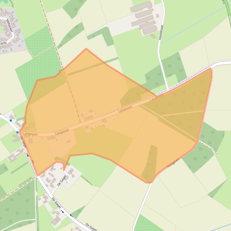 Kaart van postcodegebied 5095AK.