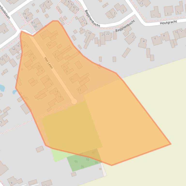 Kaart van postcodegebied 5095AL.