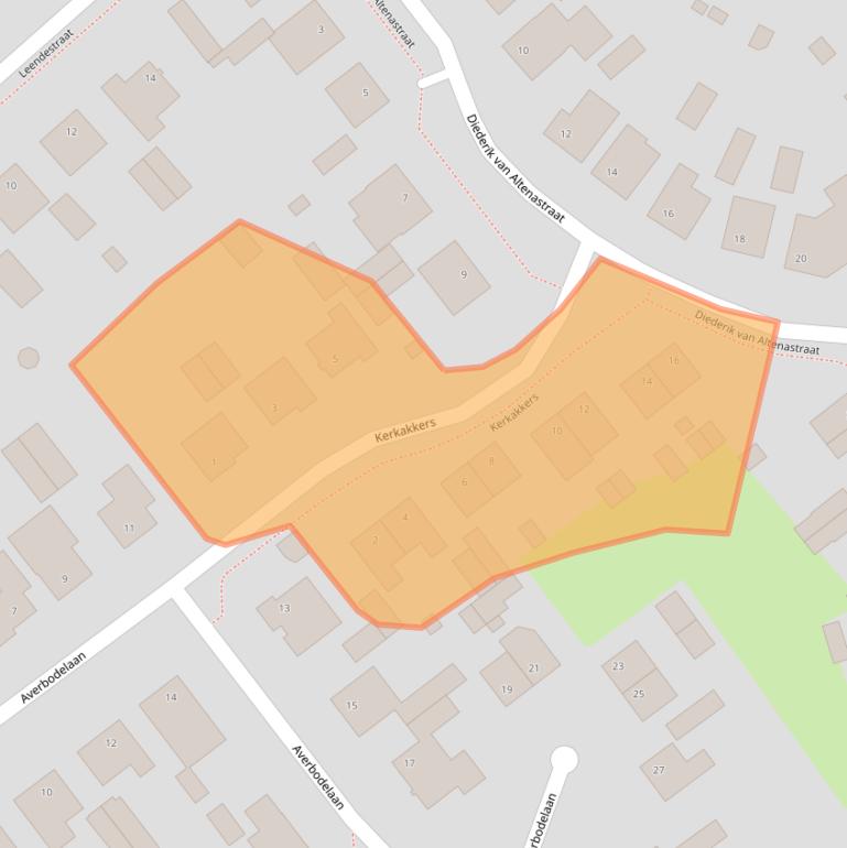 Kaart van postcodegebied 5095AR.