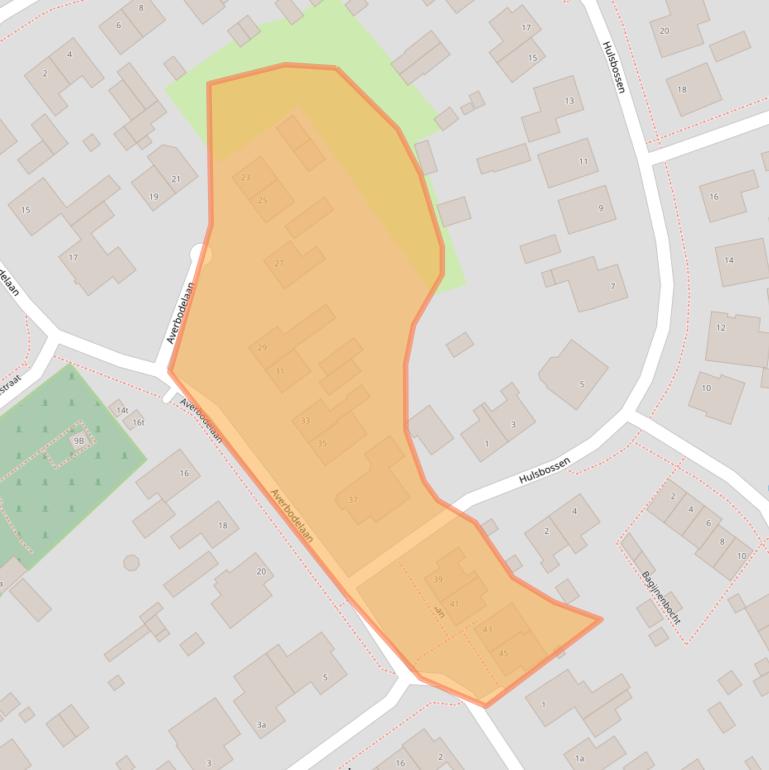 Kaart van postcodegebied 5095AT.