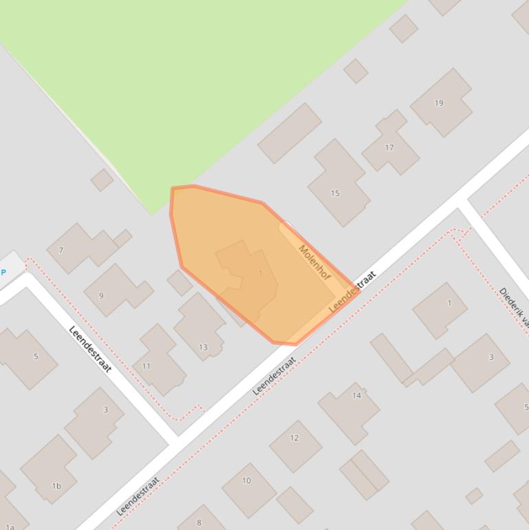 Kaart van postcodegebied 5095CB.