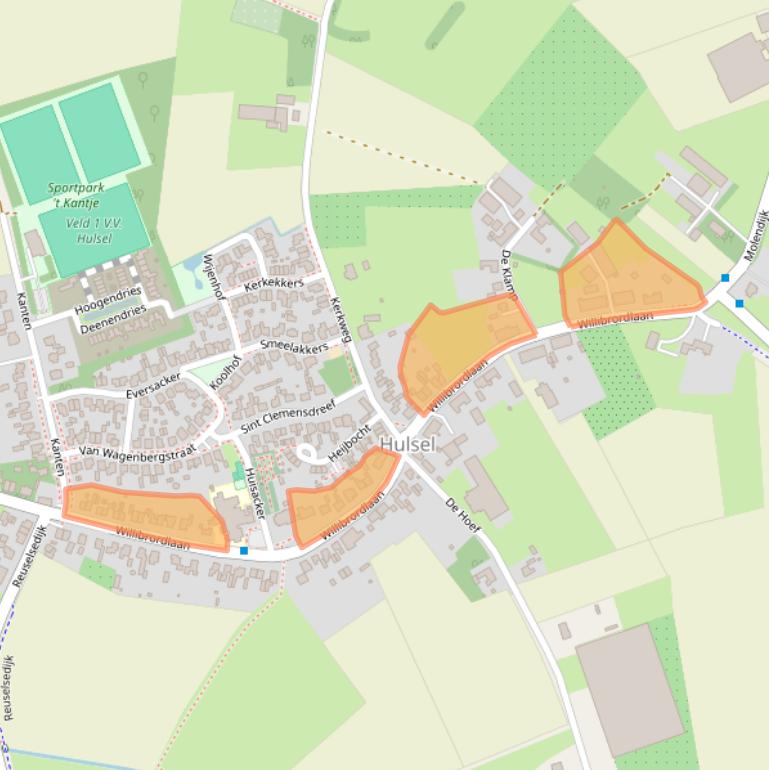 Kaart van postcodegebied 5096BE.