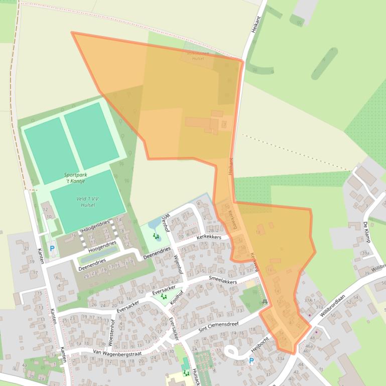 Kaart van postcodegebied 5096BK.