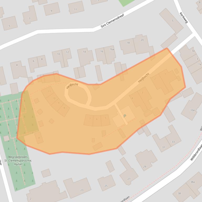 Kaart van postcodegebied 5096BX.