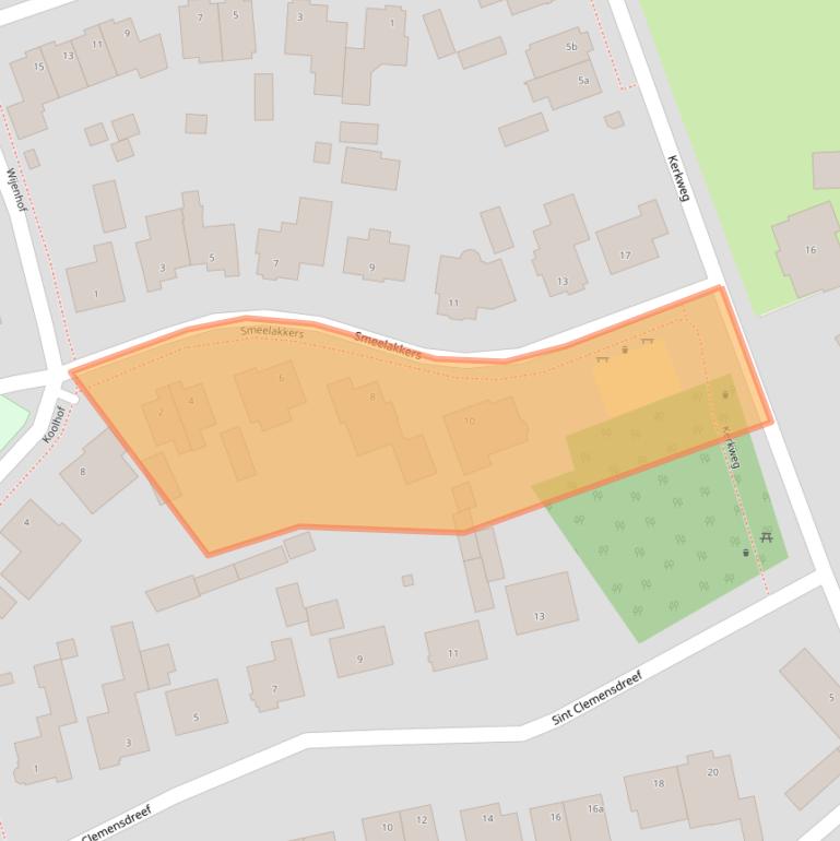 Kaart van postcodegebied 5096CJ.
