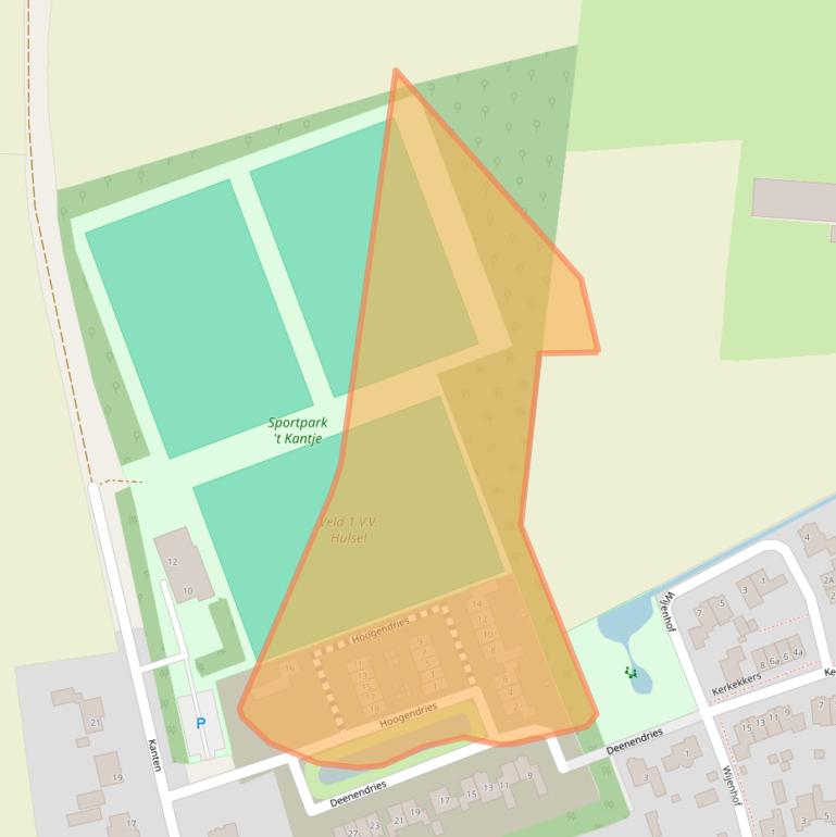 Kaart van postcodegebied 5096CN.