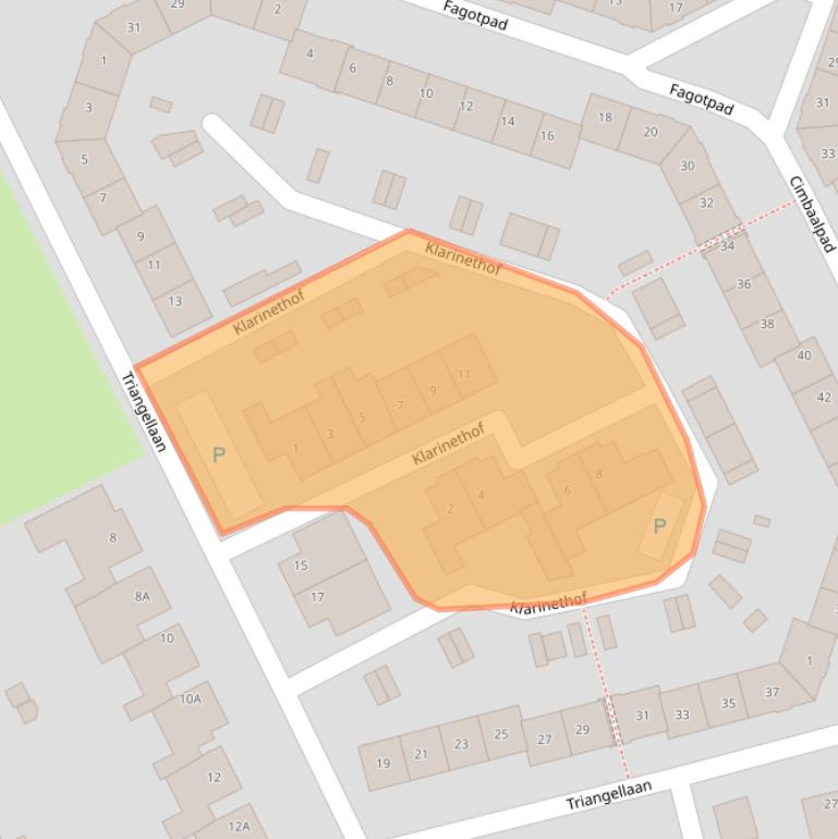 Kaart van postcodegebied 5101AH.