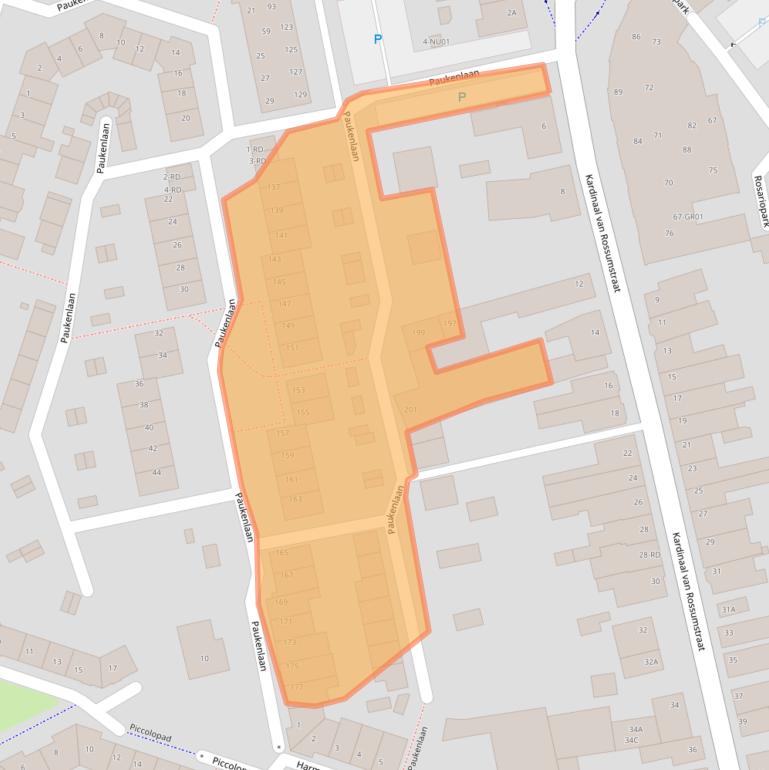 Kaart van postcodegebied 5101AV.