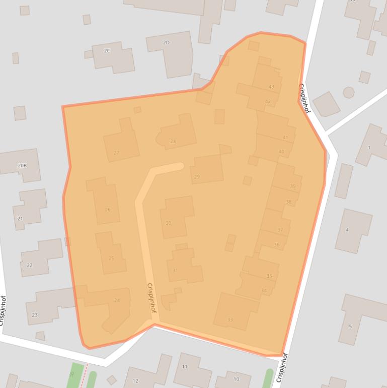 Kaart van postcodegebied 5101BM.