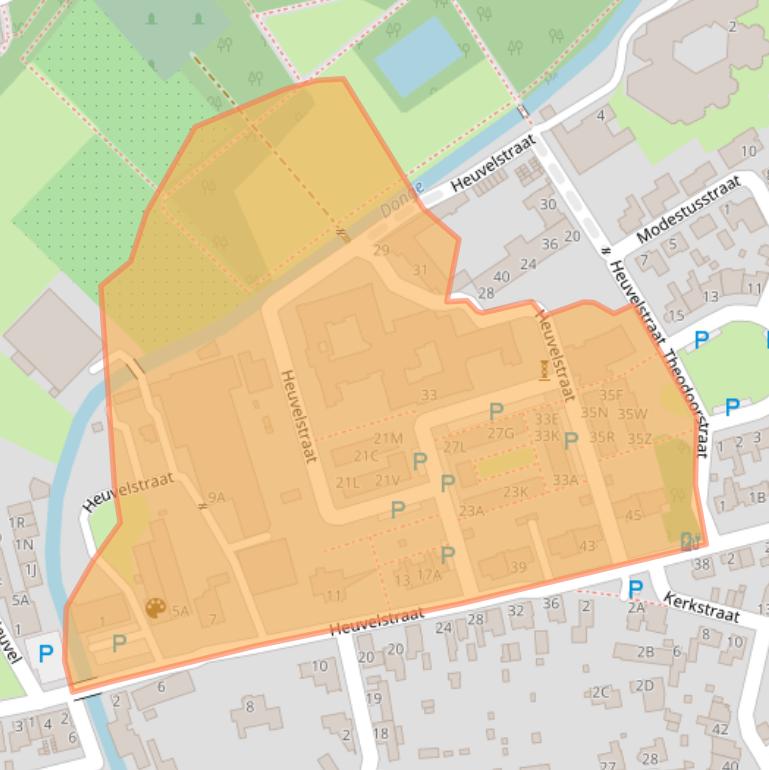 Kaart van postcodegebied 5101TB.