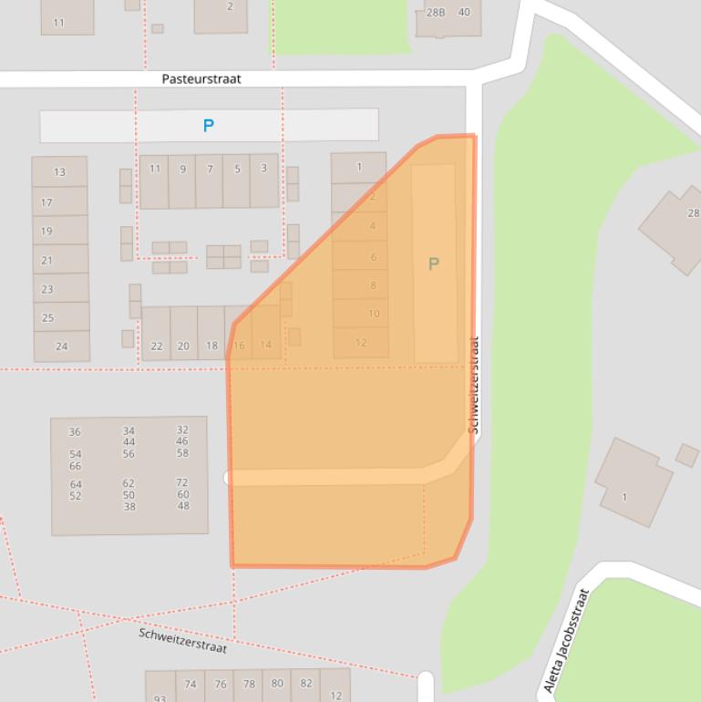Kaart van postcodegebied 5101TK.