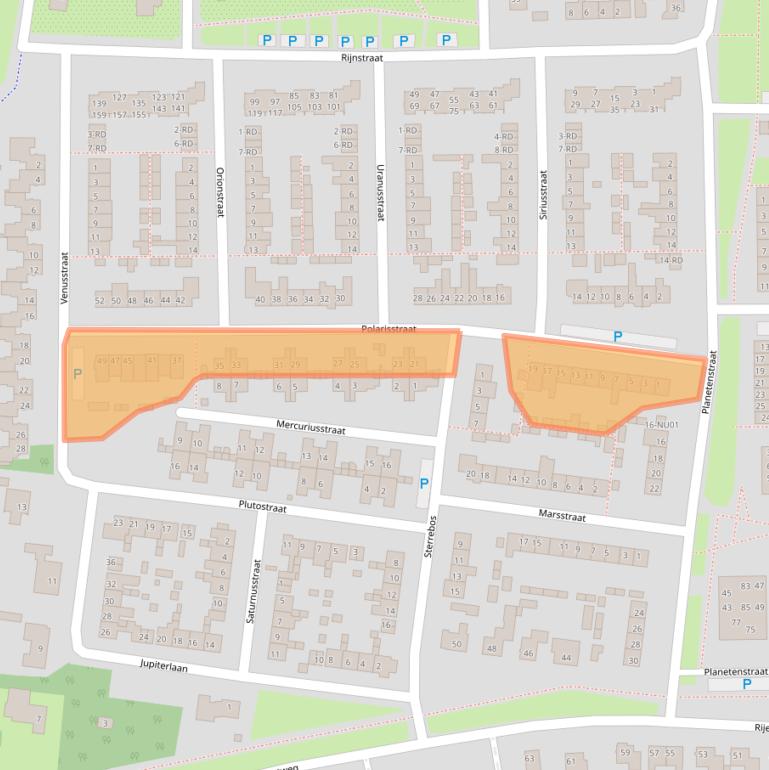 Kaart van postcodegebied 5101VA.