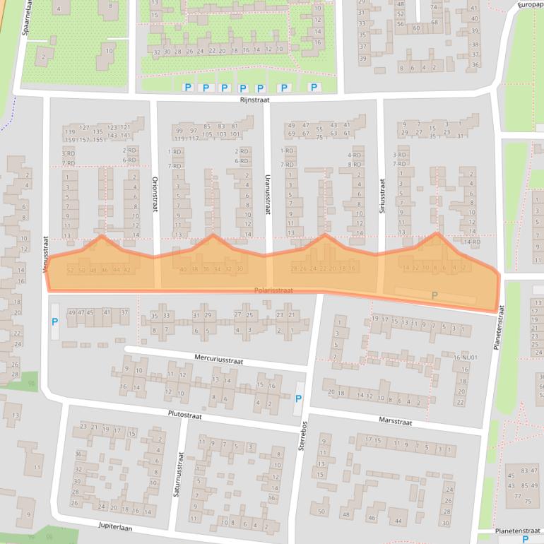 Kaart van postcodegebied 5101VB.