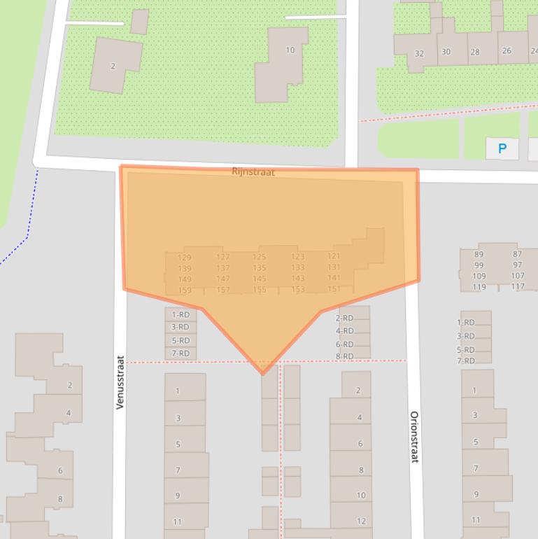 Kaart van postcodegebied 5101VM.