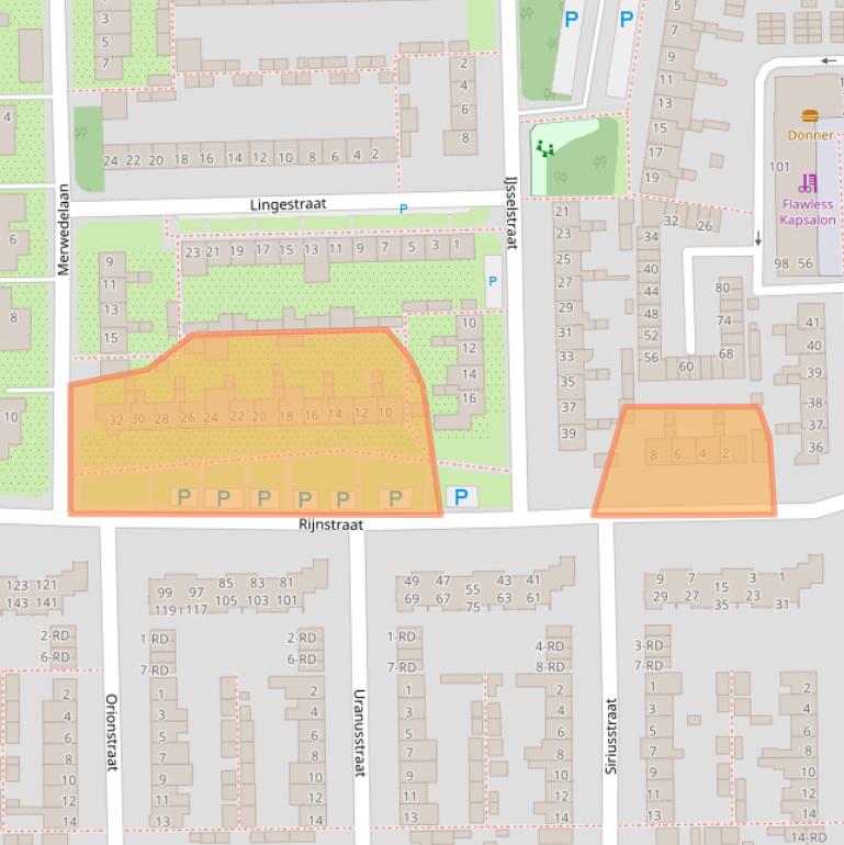 Kaart van postcodegebied 5101VN.