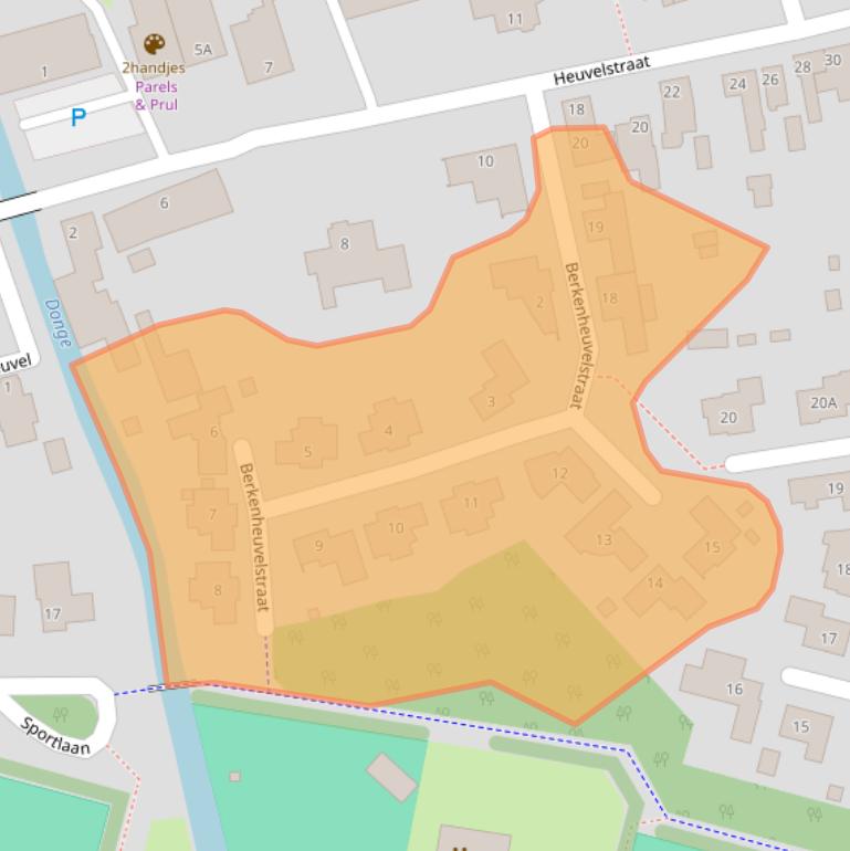 Kaart van postcodegebied 5101WC.