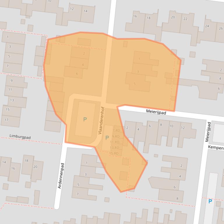 Kaart van postcodegebied 5101ZL.
