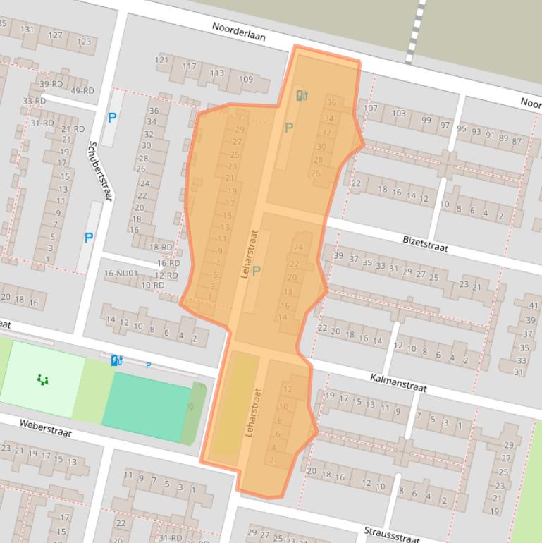 Kaart van postcodegebied 5102BK.