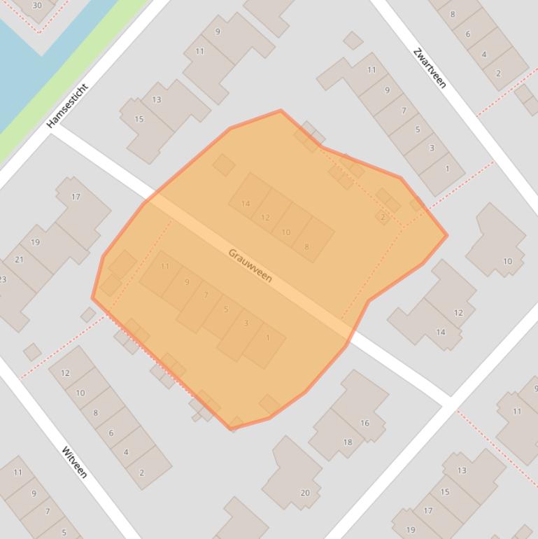 Kaart van postcodegebied 5102GK.