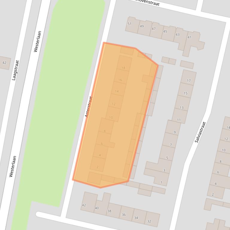 Kaart van postcodegebied 5102XN.