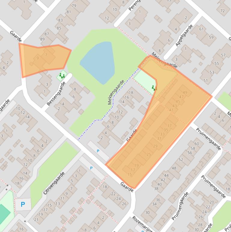 Kaart van postcodegebied 5103EA.