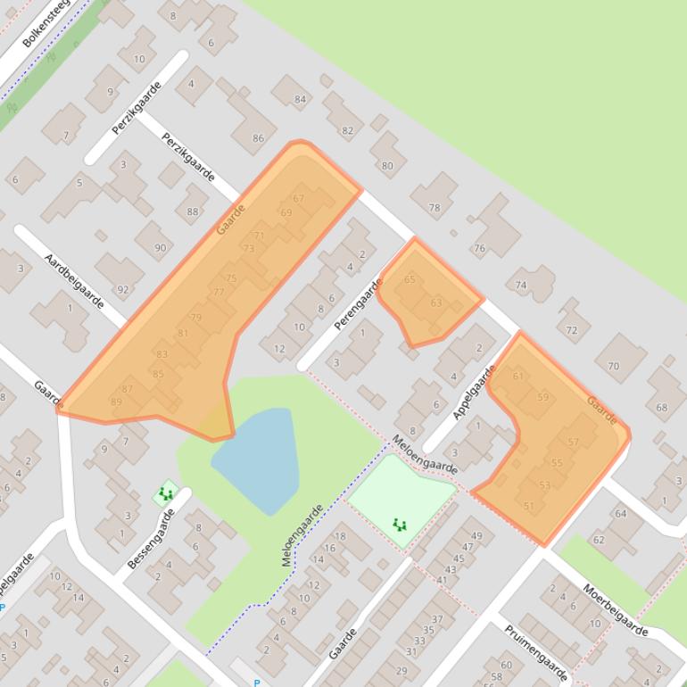 Kaart van postcodegebied 5103EB.