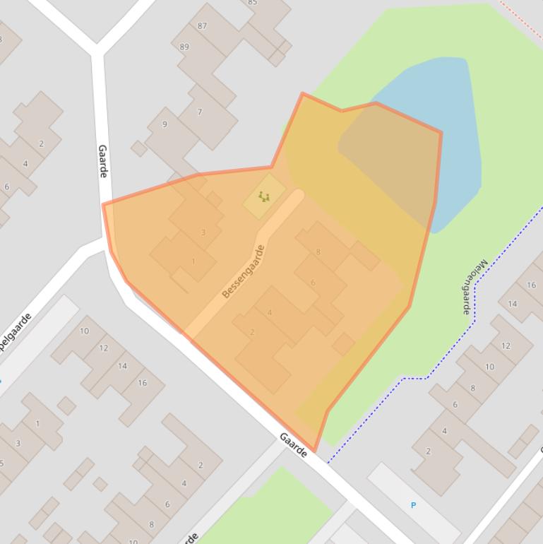 Kaart van postcodegebied 5103EL.