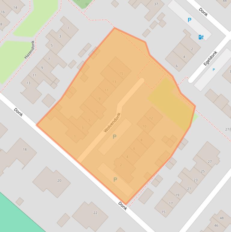 Kaart van postcodegebied 5103GG.