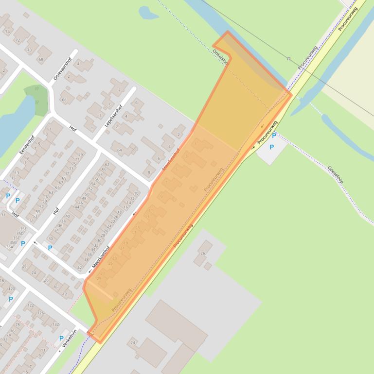 Kaart van postcodegebied 5103KP.