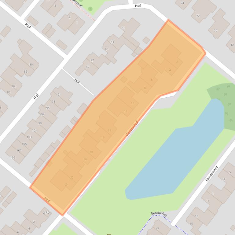 Kaart van postcodegebied 5103KX.