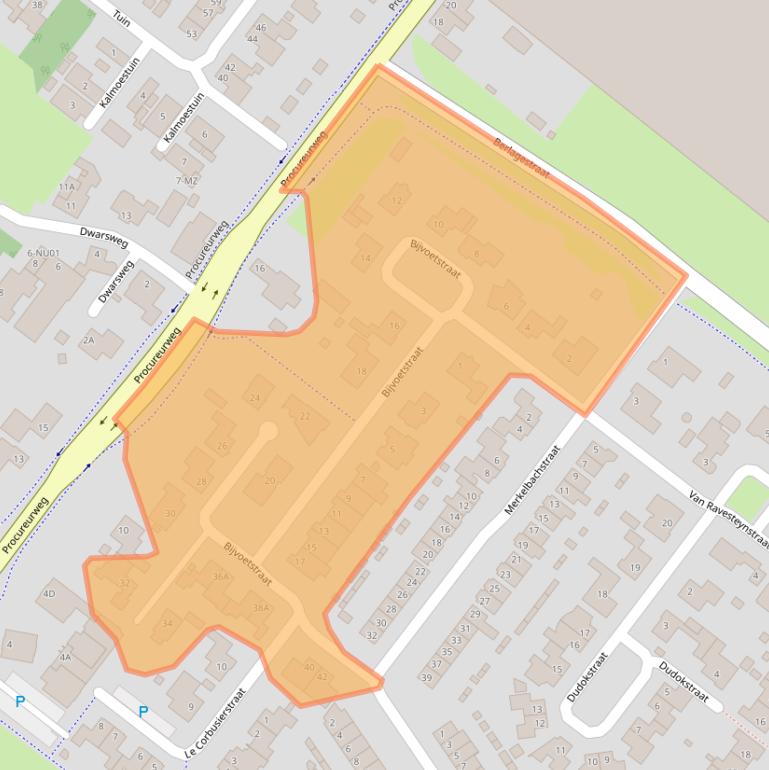 Kaart van postcodegebied 5103MG.