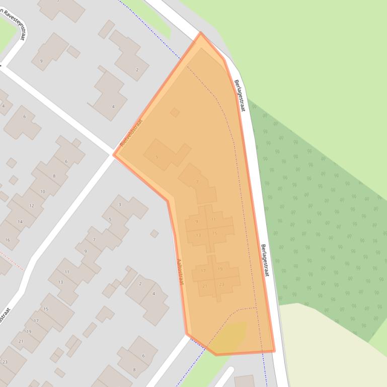 Kaart van postcodegebied 5103MZ.