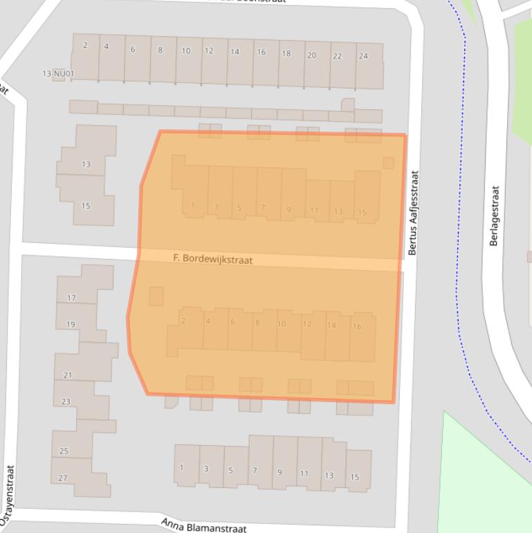 Kaart van postcodegebied 5103PG.