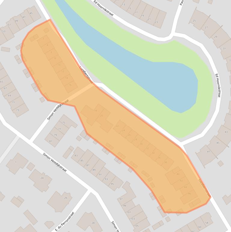 Kaart van postcodegebied 5103PZ.