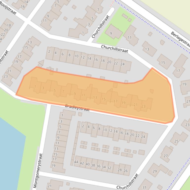 Kaart van postcodegebied 5103TJ.