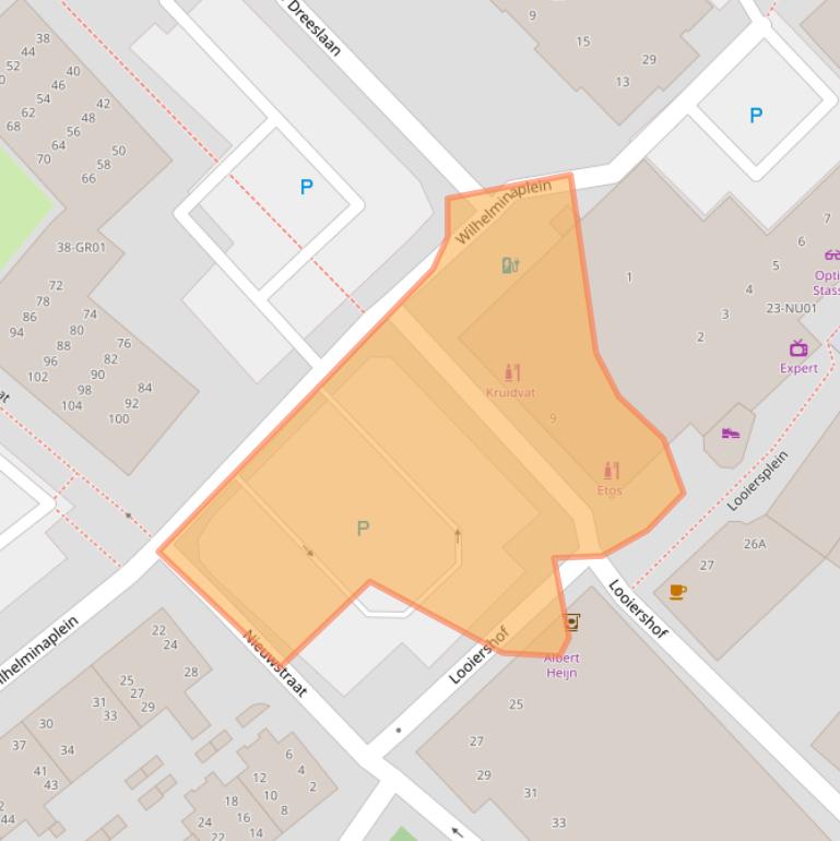 Kaart van postcodegebied 5104HV.