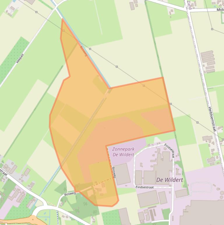 Kaart van postcodegebied 5105NC.