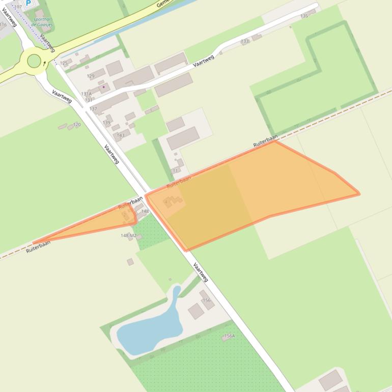 Kaart van postcodegebied 5106NM.