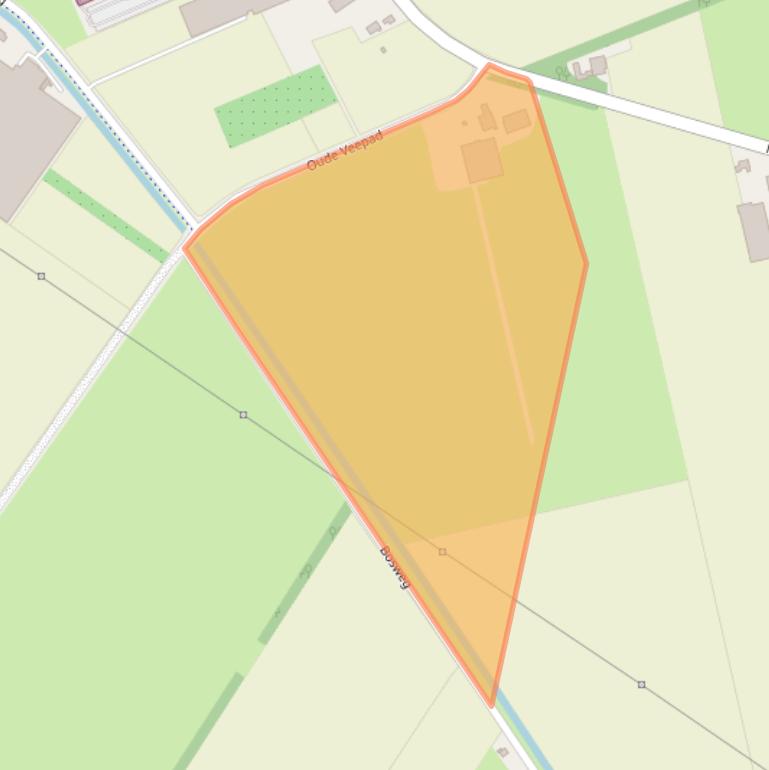 Kaart van postcodegebied 5106RB.