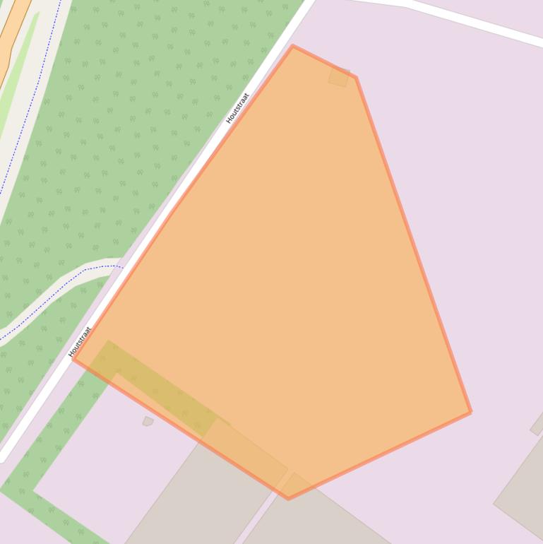 Kaart van postcodegebied 5107NB.