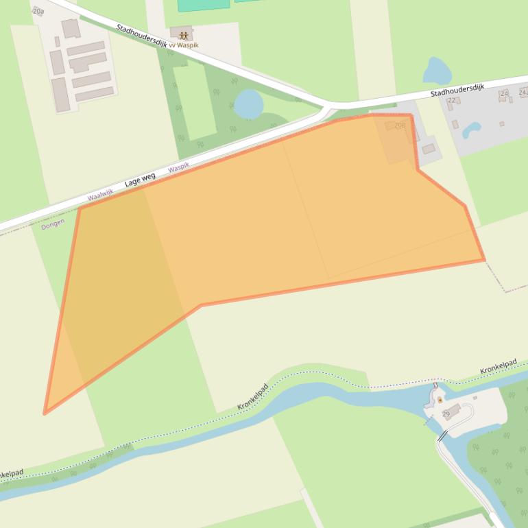 Kaart van postcodegebied 5109PA.