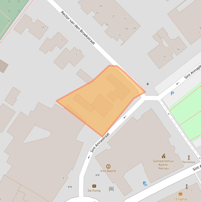 Kaart van postcodegebied 5111CB.