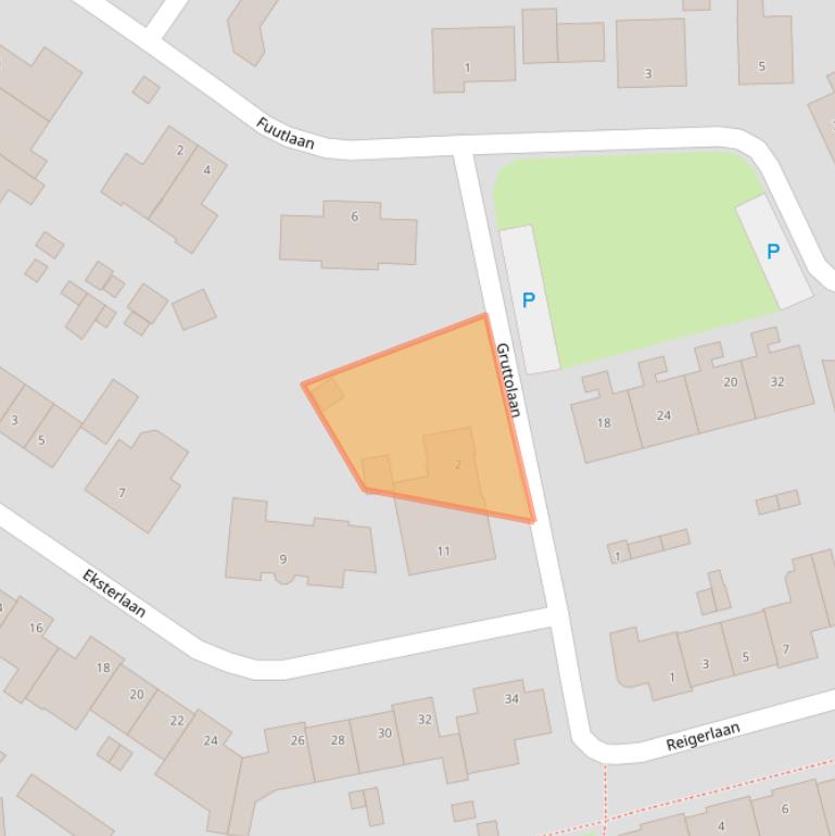 Kaart van postcodegebied 5111DB.