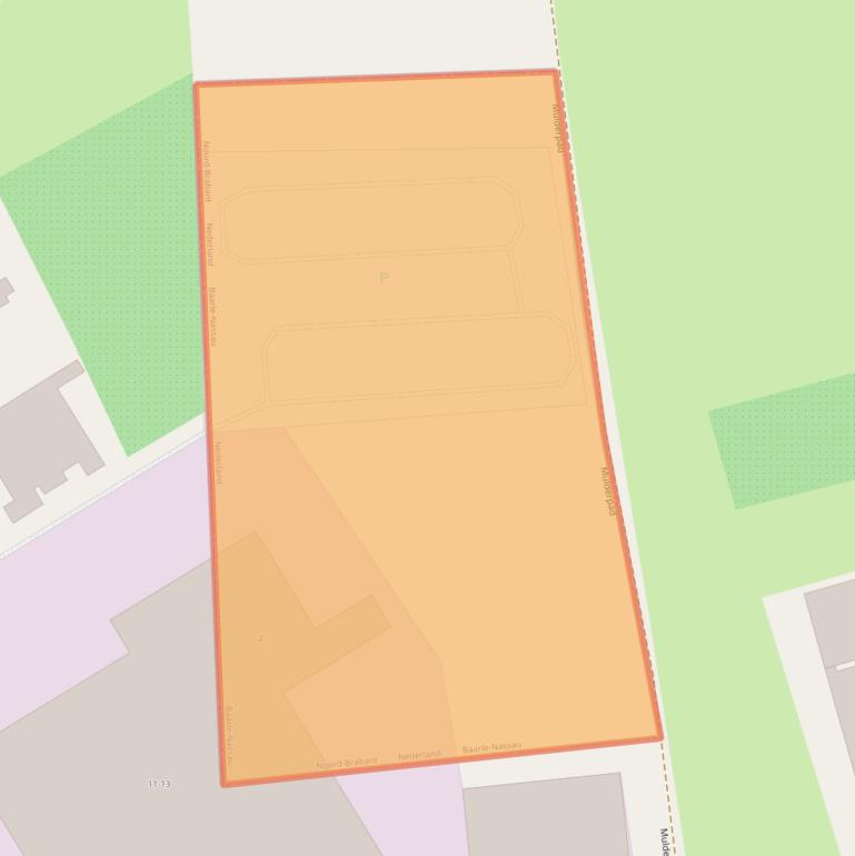 Kaart van postcodegebied 5111HN.